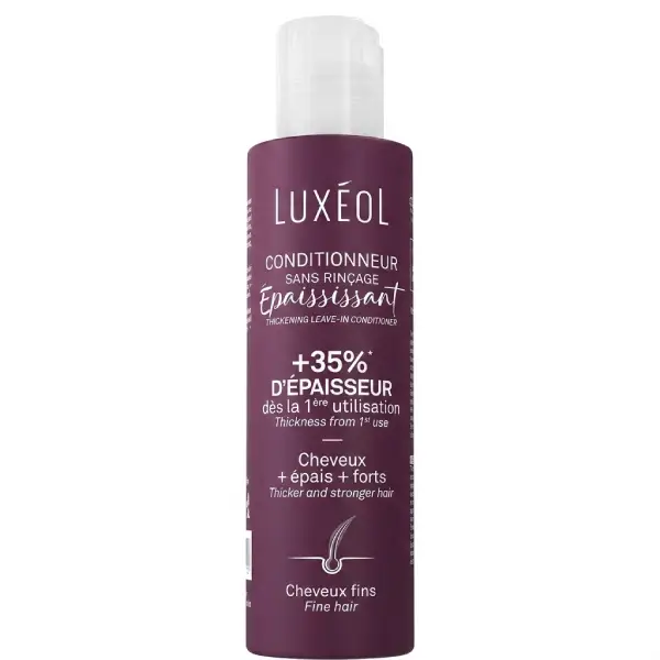 Luxéol Conditionneur Sans Rinçage Épaississant 150 ml soin leave-in spray démêlant et volumateur cheveux fins