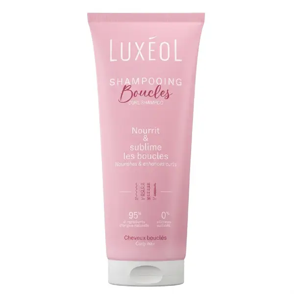 Luxéol Shampooing Boucles 200 ml soin lavant nourrissant et définisseur de boucles