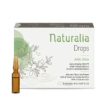 Naturalia Drops AHA Olive Effet Régénérant 5 ampoules 2ml soin ampoules peeling régénérant et rénovateur de peau aux AHA