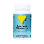 Vit'all+ Enzymes Végétales 30 gélules complément alimentaire aide à la digestion et confort abdominal