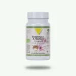 Boîte de 30 gélules végétales Vitall+ Rhodiola et Safran pour l'équilibre émotionnel.