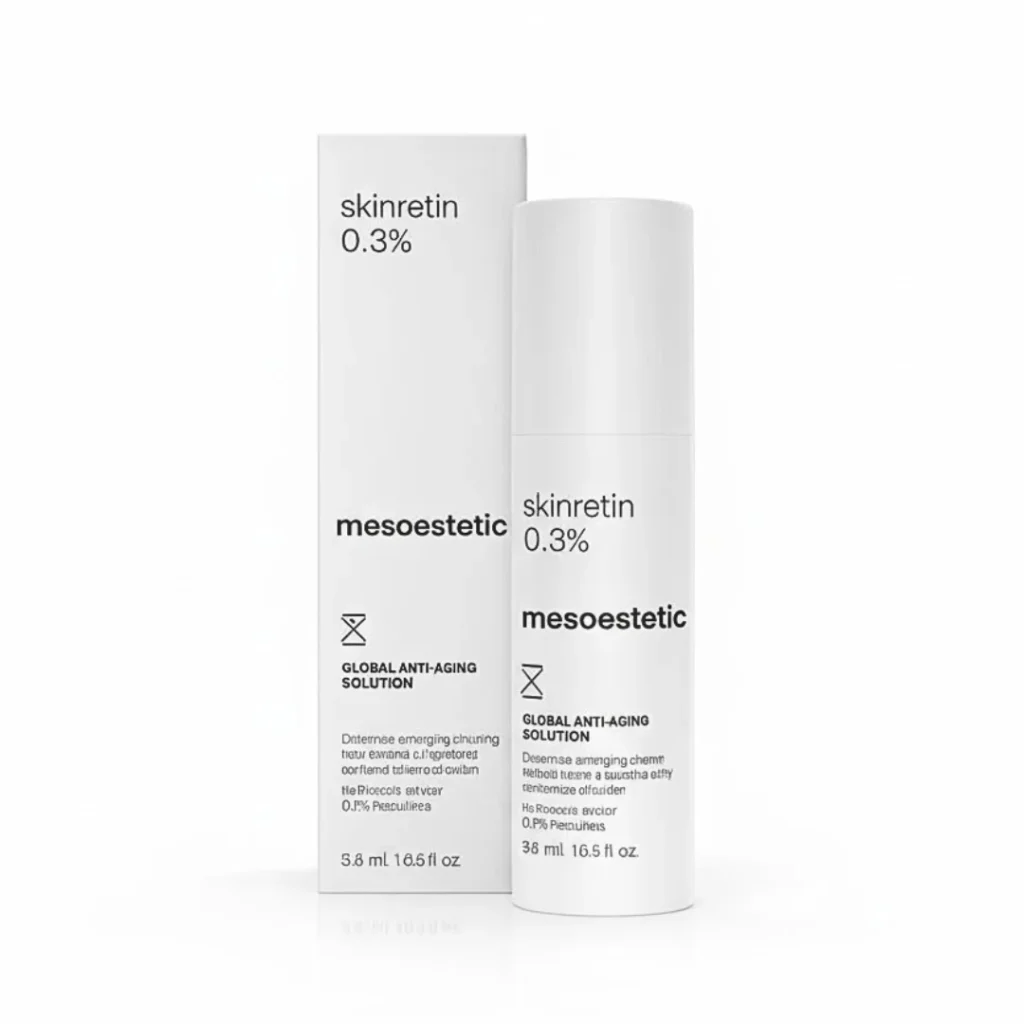 Mesoestetic Skin Retinol 0.3% 50ml flacon pompe soin anti-âge rénovateur au rétinol pur