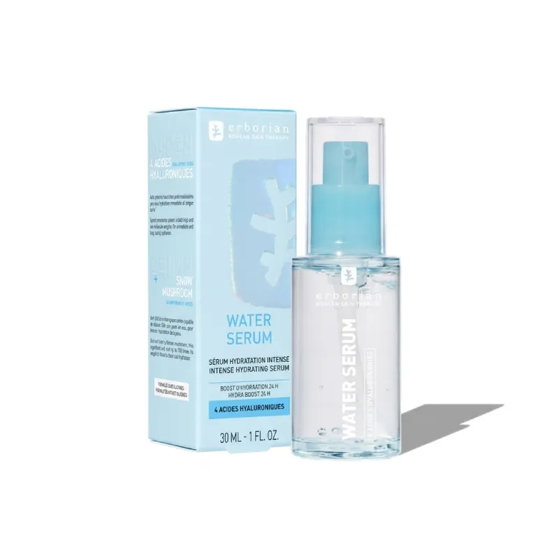 Erborian Water Sérum Hydratation Intense 30 ml flacon compte-gouttes sérum repulpant et désaltérant pour le visage