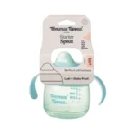 Tommee Tippee Gobelet Débutant 4M+ 150ml à bec souple et anses amovibles pour bébé.