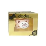 Dodie Sucettes Anatomique Fille Dorée +6 Mois en silicone avec collerette aérée.