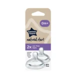 Tommee Tippee Pack 2 Tétines 0M+ Lait Épaissi Anti-Reflux