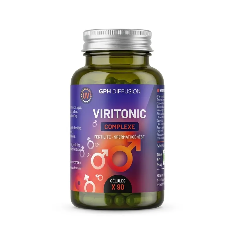 GPH Maca + Tribulus Viritonic 90 gélules complément alimentaire stimulant pour l'énergie et la vitalité