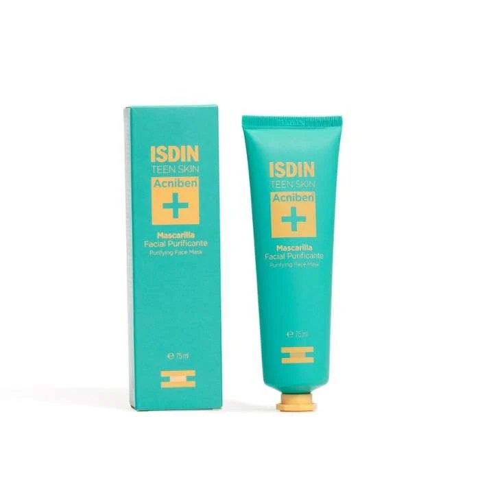 ISDIN Oily Skin Acniben Masque Visage Purifiant 75ml pour peaux grasses et acnéiques.