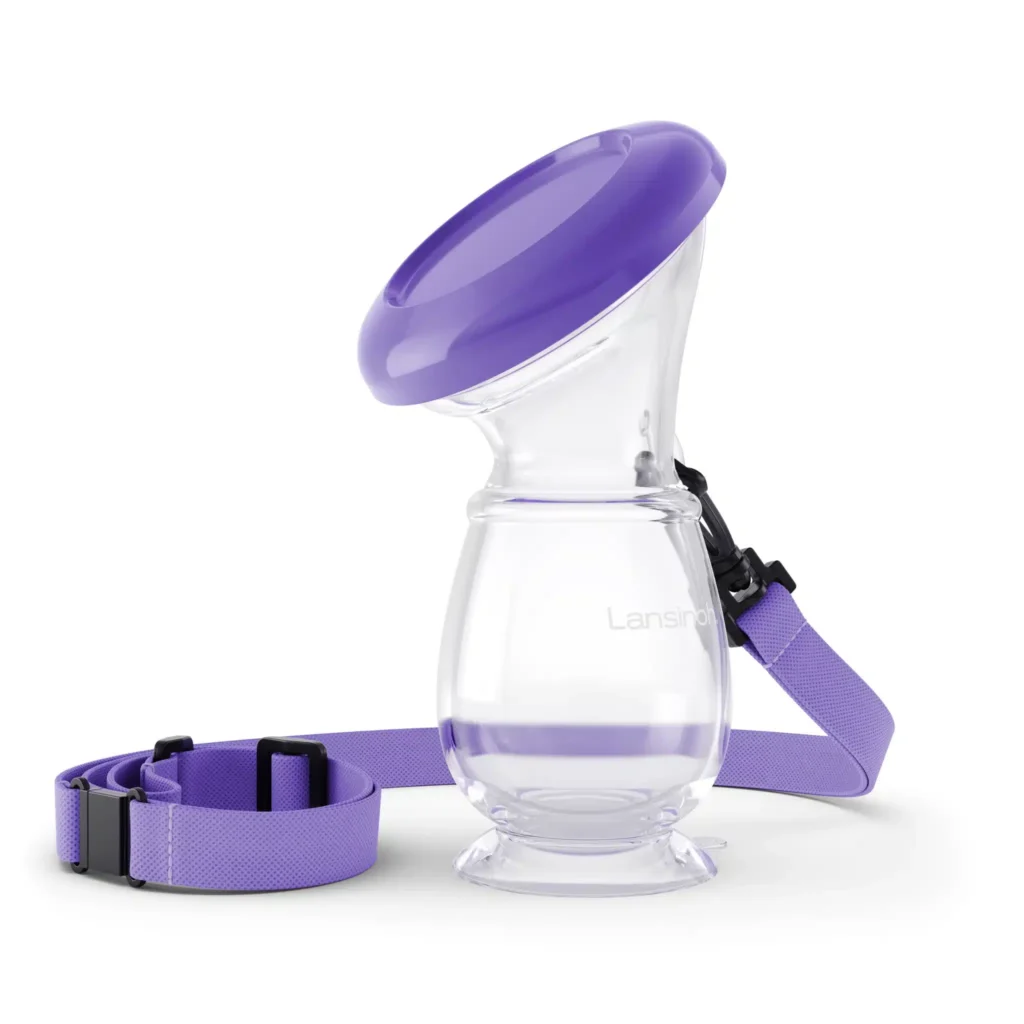 Lansinoh Tire-Lait en Silicone collecteur de lait maternel et accessoire d'allaitement pratique