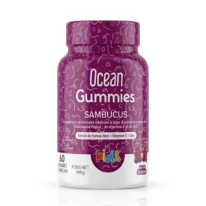 Orzax Ocean Gummies Sambucus Kids Extrait de Sureau Noir + Vit C+ Zinc 60 Gommes – Image 1