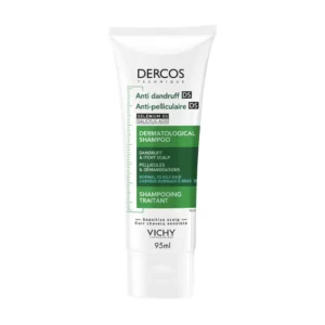 Vichy Dercos Shampooing traitant Antipelliculaire Cheveux Normaux à Gras 95ml soin dermatologique purifiant pour le cuir chevelu