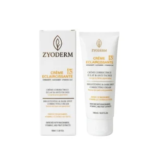 Zyoderm Crème Éclaircissante x3 100ml pack trio de soins unifiants pour le teint