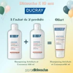 Ducray Anaphase coffret Croissance 2 shampooings antichute et croissance 200 ml et tube 100 ml offert en Parapharmacie