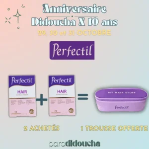 Perfectil Hair Extra Support Vitabiotics (2 Boîtes) + Trousse Offerte – Image 1