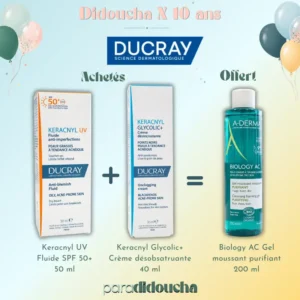 Ducray Keracnyl Anti-Imperfections + Gel A-Derma – Image 1