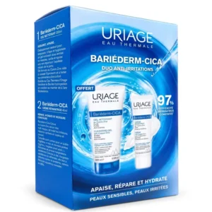 Uriage Bariederm CICA Duo Anti-Irritations : Crème Réparatrice + Gel Lavant Offert – Image 1