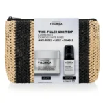 Filorga Time-Filler Night 5XP coffret crème nuit défroissante rides mousse skin-prep et trousse offerte en Parapharmacie